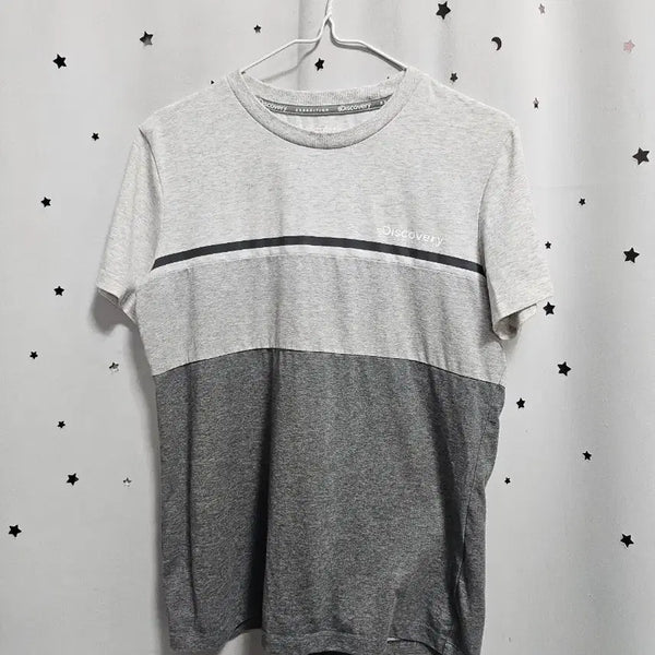 [BUNJANG] Discovery Half Sleeve T-Shirt Gray / 디스커버리  반팔 티셔츠 그레이