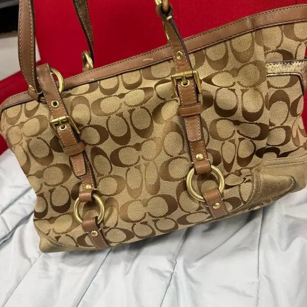 [BUNJANG] Coach Signature Bag / 코치 시그니처 가방
