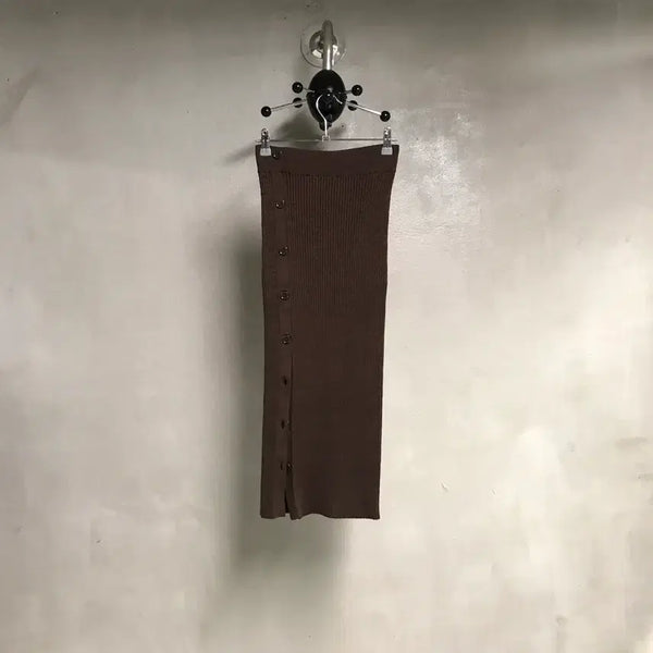 [BUNJANG] MM6 Maison Margiela Knit Skirt Brown S / MM6 마르지엘라 니트 스커트 브라운 S(W)
