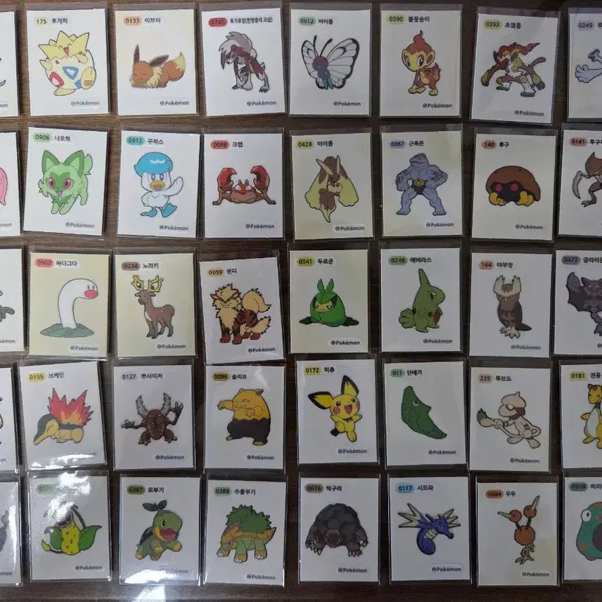 [BUNJANG] Pokemon Sticker Collection / 포켓몬 띠부씰 판매합니다