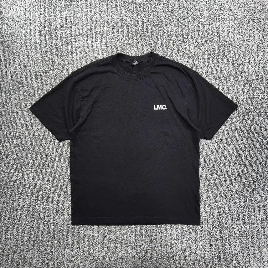 [BUNJANG] Vintage9 LMC Globe Back Logo Oversized T-Shirt / 빈티지9. LMC 지구본 백로고 오버핏 반팔 티셔츠