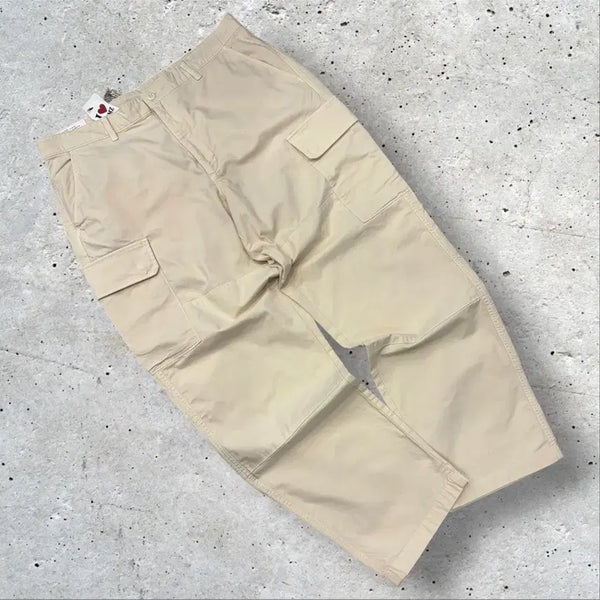 [BUNJANG] Uniqlo Beige Cargo Pants XL New / [XL] 유니클로 베이지 카고팬츠 새상품 E546