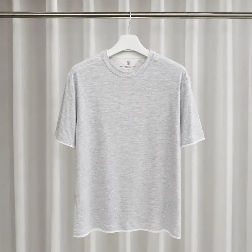 [BUNJANG] Brunello Cucinelli Lining Short Sleeve T-Shirt 3XL / [ 3XL사이즈 ] 브루넬로 쿠치넬리 라이닝 반팔 티셔츠