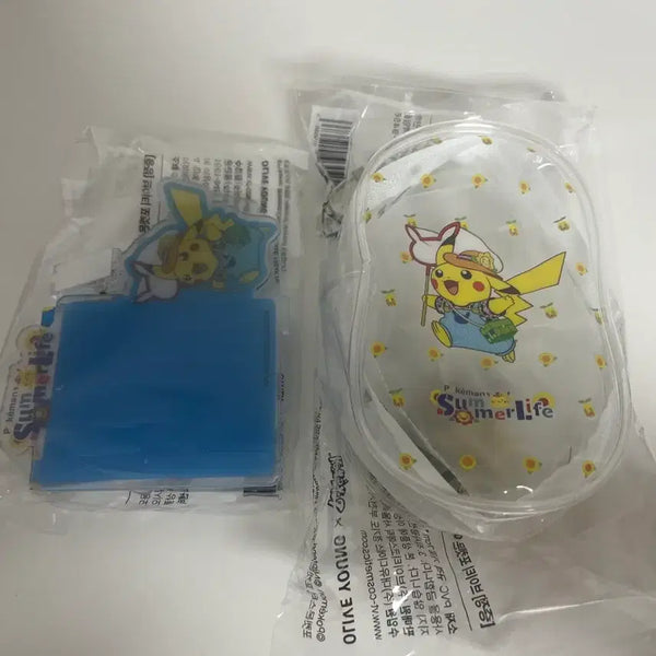 [BUNJANG] VT Cosmetics Pokemon Edition Pouch Keychain & Acrylic Memo Pad / 브이티 포켓몬 에디션 파우치 키링, 아크릴대 접착 메모지