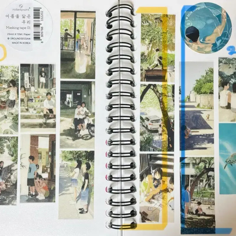 [BUNJANG] Sungyeol Summer-Themed Washi Tape Set / 성률 여름을 닮은 우리 마테띵