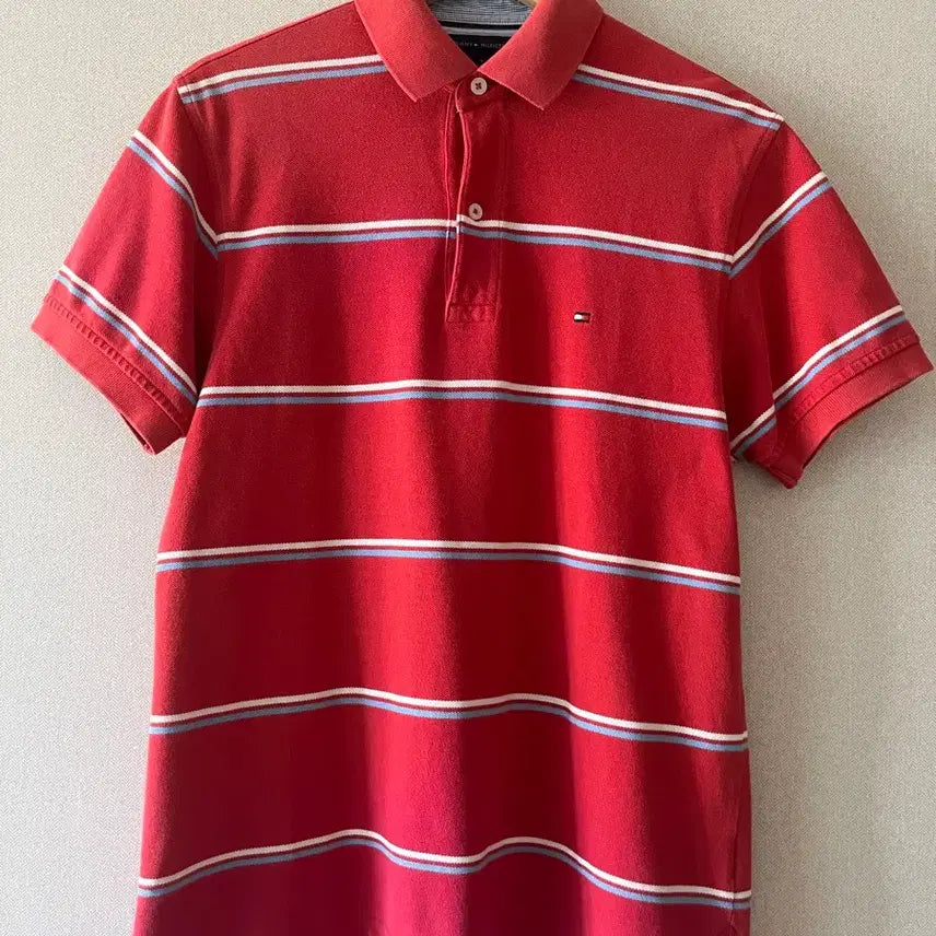 [BUNJANG] Tommy Hilfiger Men's Short Sleeve Polo Shirt Size 100 / 100 타미힐피거 반팔 카라티