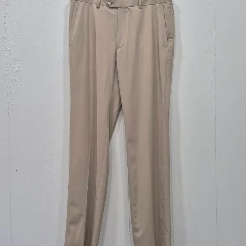 [BUNJANG] Polmajor Summer Span Slacks Beige Size 34 / [34] 새상품 폴메이저 여름 스판 슬랙스 정장바지 베이지