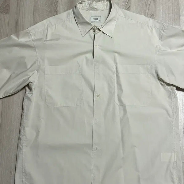 [BUNJANG] Another Office Writer Shirt Almond Milk / 어나더오피스 반팔셔츠