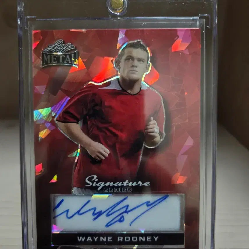 [BUNJANG] 2024 Leaf Metal Wayne Rooney 1/1 Autograph Card / 2024  리프메탈 웨인루니 1/1 마피 친필싸인 오토카드
