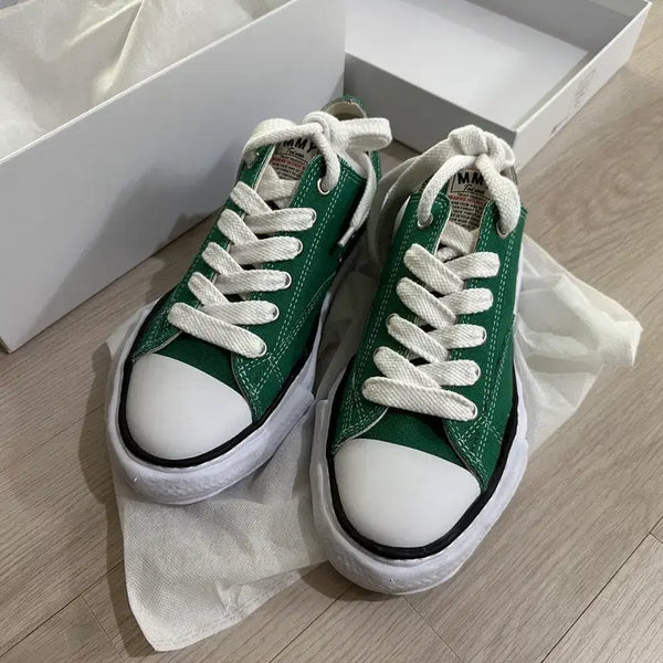 [BUNJANG] Maison MIHARA YASUHIRO Peterson Low Top Sneakers Green / [42, 새상품] 메종 미하라 야스히로 피터슨 그린