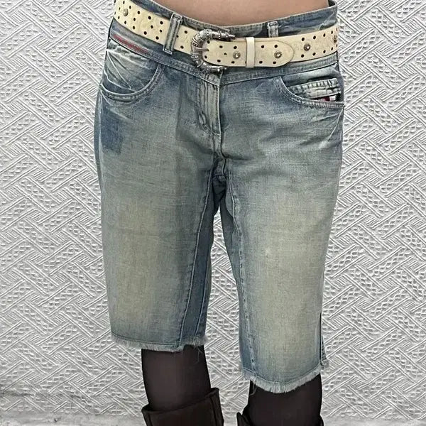 [BUNJANG] Vintage Gothic Cubic Belt Street Punk Style / 컨트리 웨스턴 빈티지 스트릿 펑크 큐빅 고딕 벨트 C13006