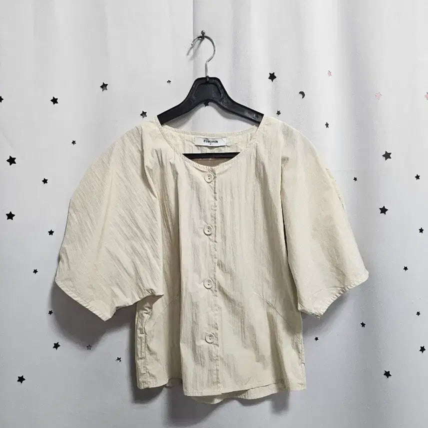 [BUNJANG] 8 Seconds Cream Color Shirt New / 에잇세컨즈 크림색 셔츠 새상품 F