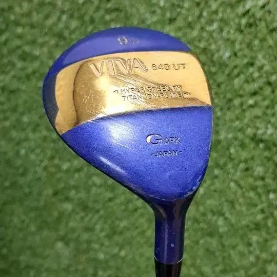 [BUNJANG] VIVA 640 UT Golf Driver Blue/Gold 9 Iron 27 Degree / 비바 640 UT 골프 드라이버 블루/골드. 9번27도
