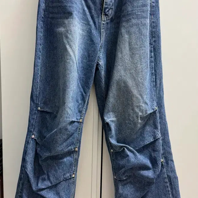 [BUNJANG] Picky Society Denim Wide Tuck Pants / 피키소사이어티 데님 와이드 턱 팬츠
