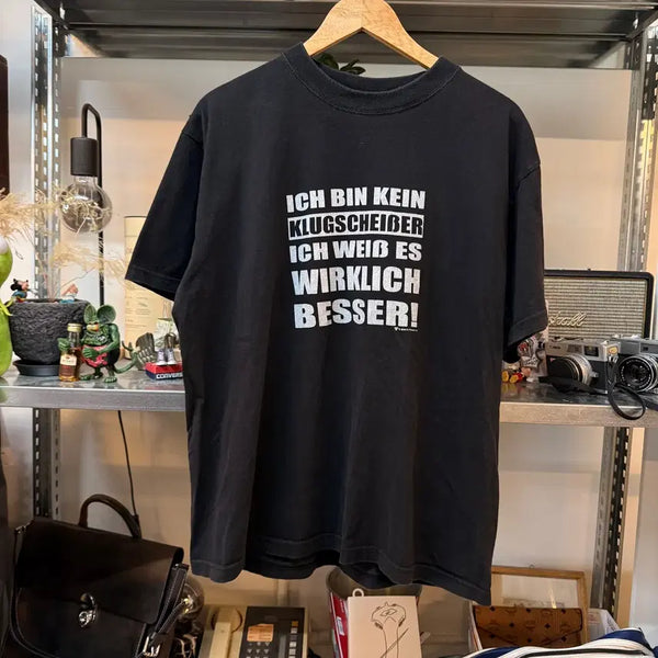 [BUNJANG] Amfashion Aktive 'I'm Not A Know-It-All' Graphic T-Shirt XL / 유럽 기반 퍼니 메세지 티셔츠 꺼드럭용 XL