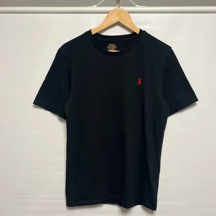 [BUNJANG] Polo Ralph Lauren Custom Slim Fit Red Pony Black T-Shirt - Size M / [정품/M] 폴로 랄프로렌 커스텀슬림핏 레드포니 블랙 반팔 티셔츠