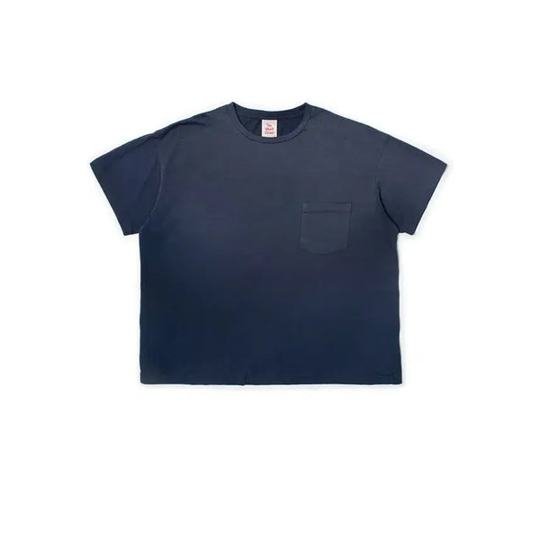 [BUNJANG] RAWCOW Blank Pocket T-Shirt Navy / [2]뤡코즈 블랭크 포켓티 네이비