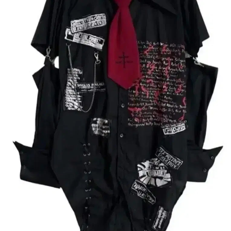 [BUNJANG] Reach Punk Shirt / Reach 펑크 셔츠 매드펑크깔