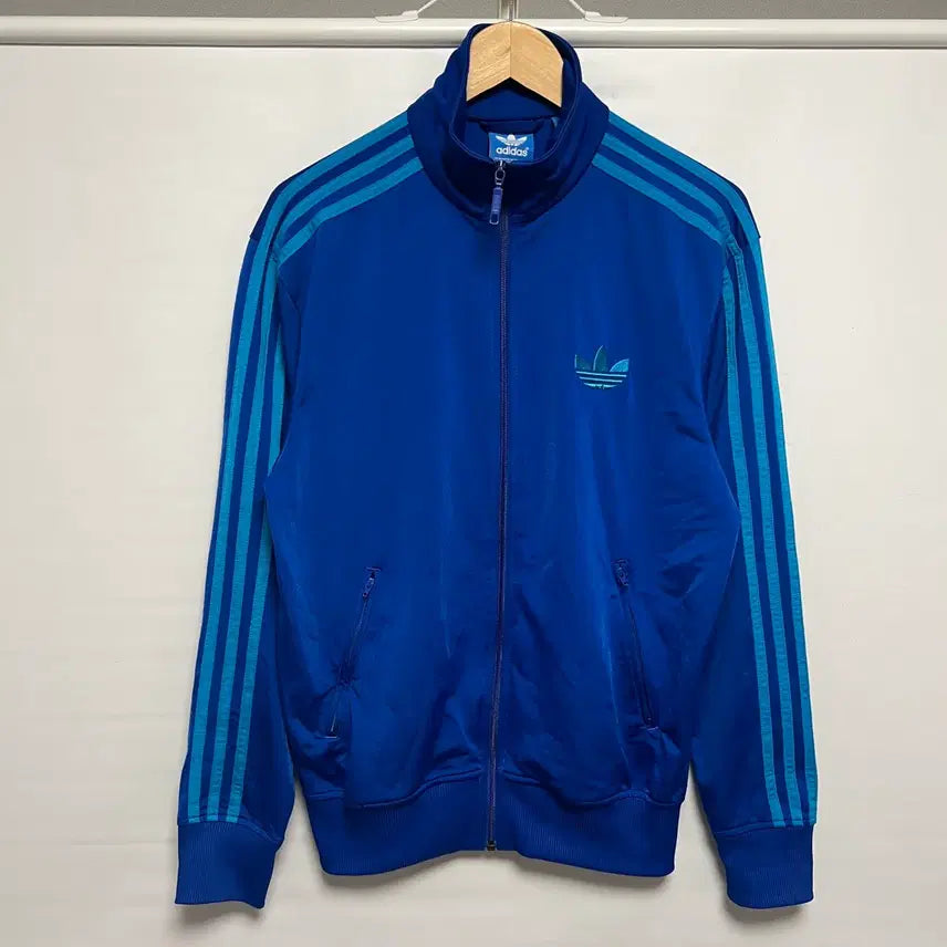 [BUNJANG] Adidas Firebird Track Top Jersey Blue / [정품/95] 아디다스 구파이어버드 블루 하늘 트랙탑 져지