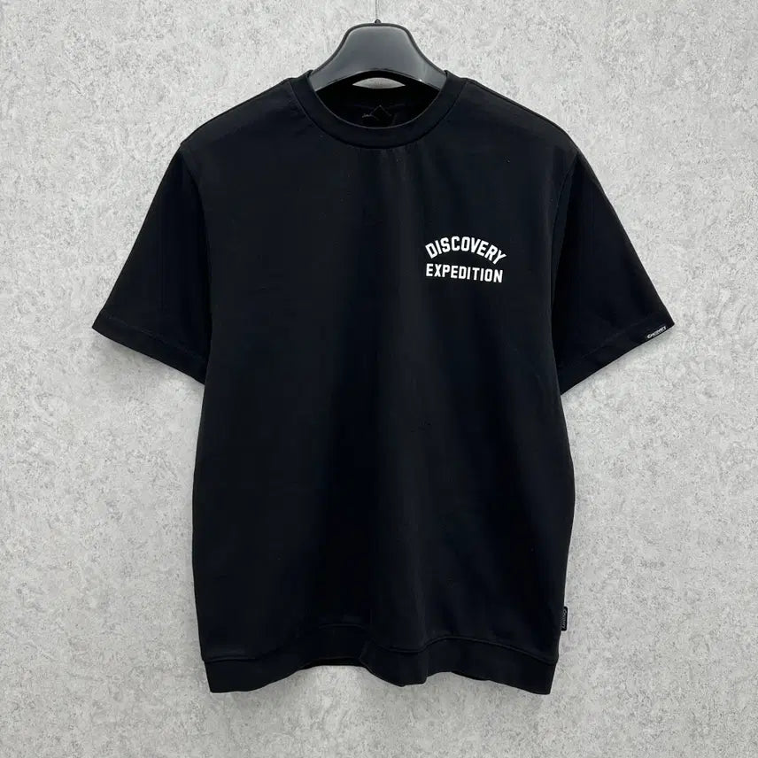 [BUNJANG] Discovery Men's Loose Fit Sweat Short Sleeve T-Shirt Size 100 / 100 디스커버리 남자 루즈핏 스웻 반팔 티셔츠