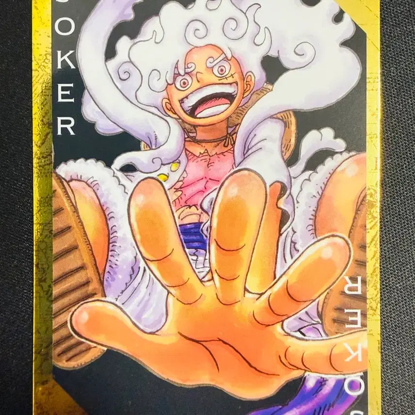 [BUNJANG] One Piece Limited Edition Gold Trump Card [Nika Joker 2] / [등급용/최상급] 2024 원피스 한정 황금 트럼프 카드 [니카 조커2]