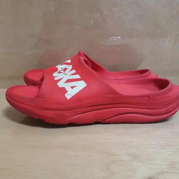 [BUNJANG] Hoka One One Red Slippers / 후루룩구제2 280 호카오네오 레드 슬리퍼 260710