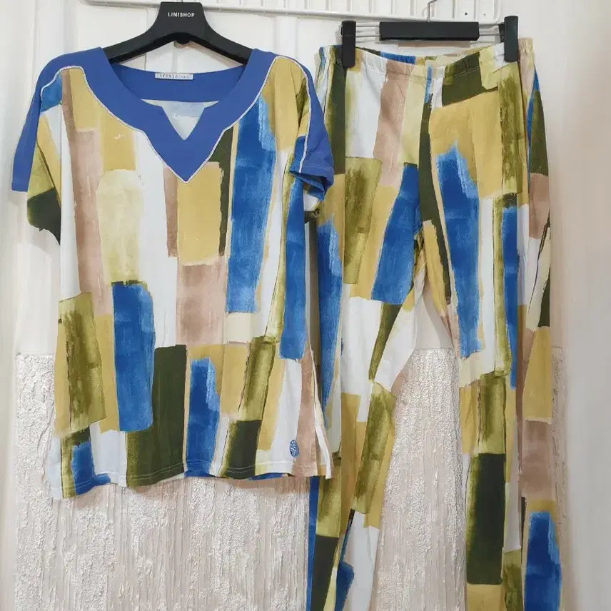 [BUNJANG] Fera Luxury French Home Wear Two-Piece Set / (프랑스산)럭셔리 꾸띄르브랜드 페라 홈웨어 투피스