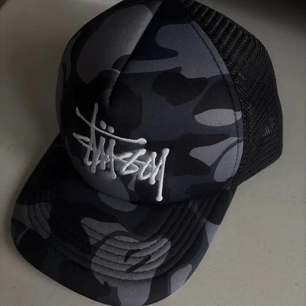 [BUNJANG] BAPE x Stussy Collaboration Cap / 베이프 스투시 콜라보 트러커캡