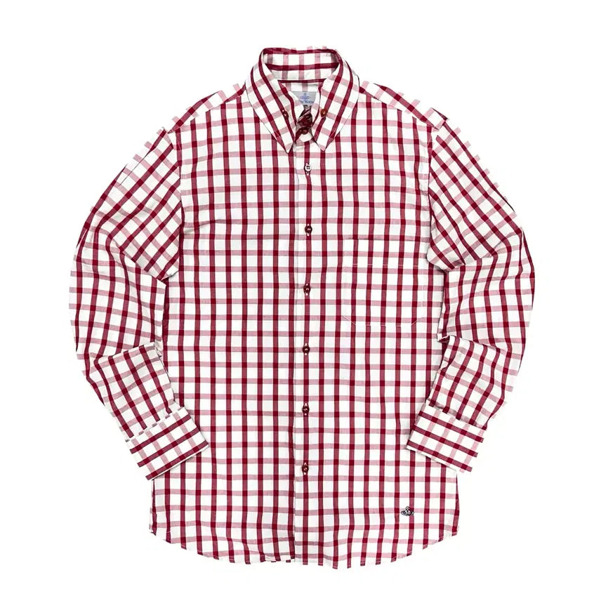 [BUNJANG] Vivienne Westwood Women's Orb Check Shirt / 비비안웨스트우드 우먼스 ORB 체크셔츠(3)