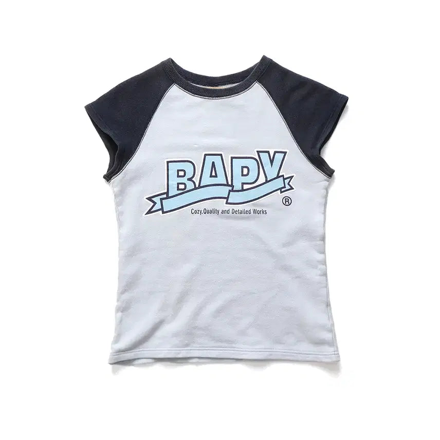 [BUNJANG] BAPY by A BATHING APE Raglan Sleeve Sweat Mini Tee / BAPY by A BATHING APE Sweat Mini Tee
