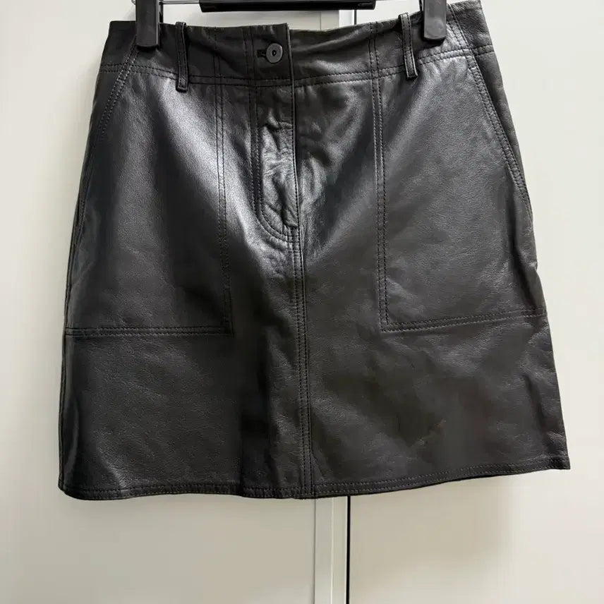 [BUNJANG] Weekend Max Mara Lambskin Skirt / 새상품) 위켄드막스마라 양가죽 스커트 038