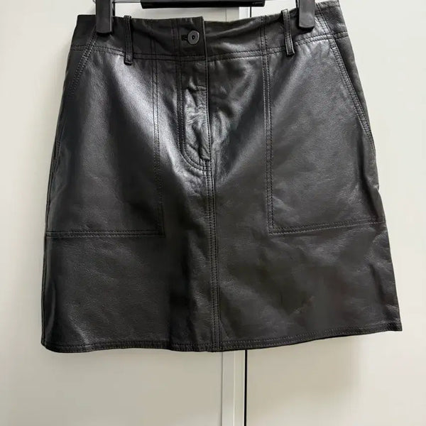 [BUNJANG] Weekend Max Mara Lambskin Skirt / 새상품) 위켄드막스마라 양가죽 스커트 038