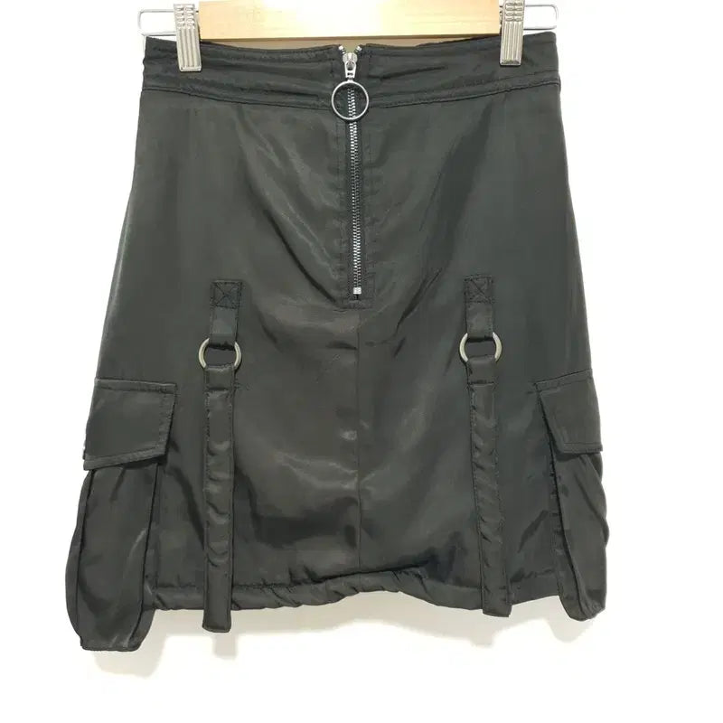 [BUNJANG] Nylon Cargo Padded Skirt / JPN 나일론 카고 패딩 스커트 M_i4354