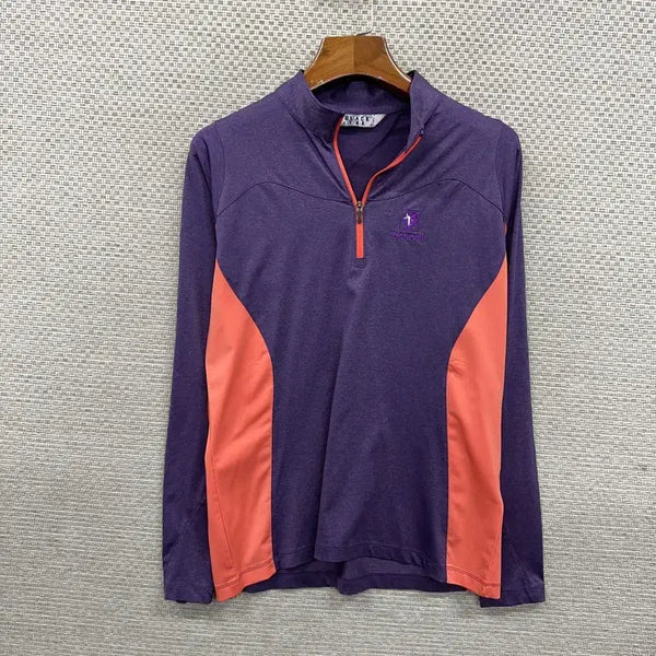 [BUNJANG] Blackyak 90 Half-Zip Long-Sleeve Hiking T-Shirt / 블랙야크 등산 반집업 긴팔티 90 D08383
