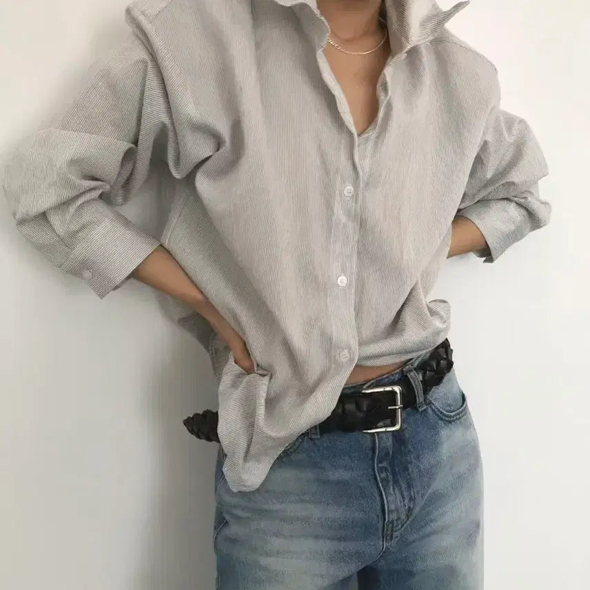[BUNJANG] Stripe Shirt / 스트라이프 셔츠