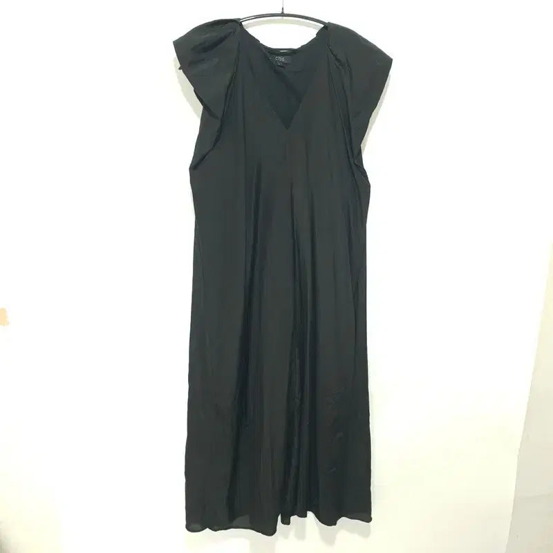 [BUNJANG] COS Silk Cotton Blend V-Neck Sleeveless Dress / 코스 실크 코튼 혼방 브이넥 민소매 원피스 36_S2513