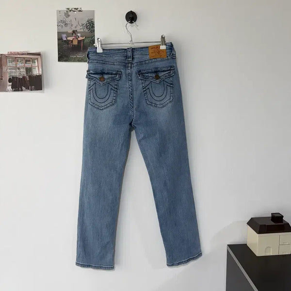 [BUNJANG] True Religion Light Wash Denim Jeans (Size 28) / [택포] [28] 트루릴리전 연청 데님 청바지