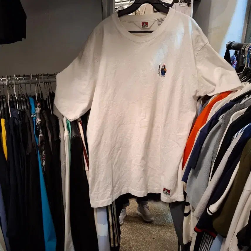 [BUNJANG] Ben Davis Graphic T-Shirt White / 벤 데이비스 반팔티 화이트