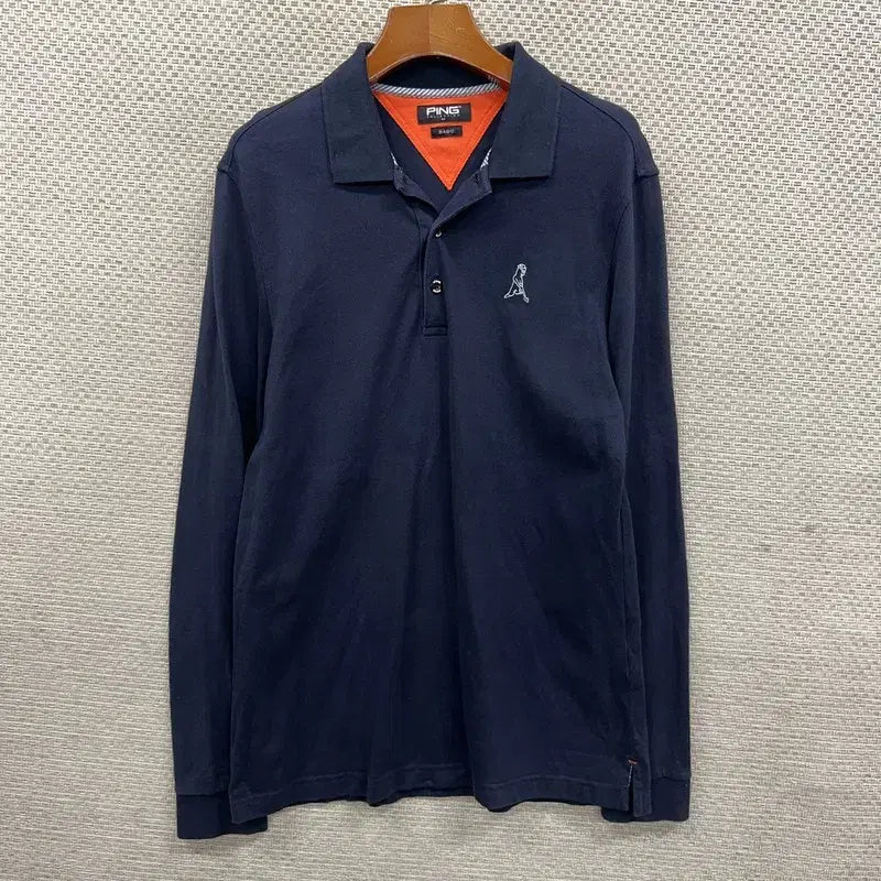 [BUNJANG] PING Golf Short Sleeve Collar T-Shirt Size 100 (D08357) / PING 골프 반팔카라티 100 D08357