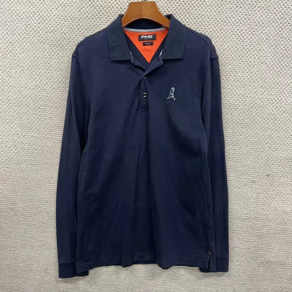 [BUNJANG] PING Golf Short Sleeve Collar T-Shirt Size 100 (D08357) / PING 골프 반팔카라티 100 D08357