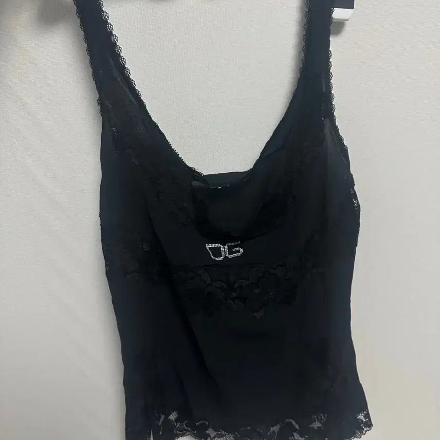 [BUNJANG] Dolce & Gabbana Vintage Lace Sheer Sleeveless Top / 돌체앤가바나 레이스 시스루 슬리브리스 나시 빈티지
