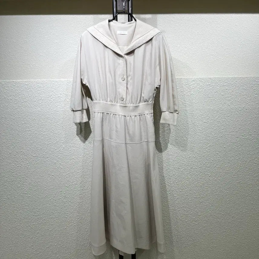 [BUNJANG] SJSJ Sailor Collar Dress / 한섬 SJSJ 세일러 카라 원피스 44~마른55