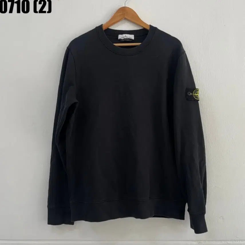 [BUNJANG] Stone Island Sweatshirt Black / 스톤아일랜드 맨투맨 블랙
