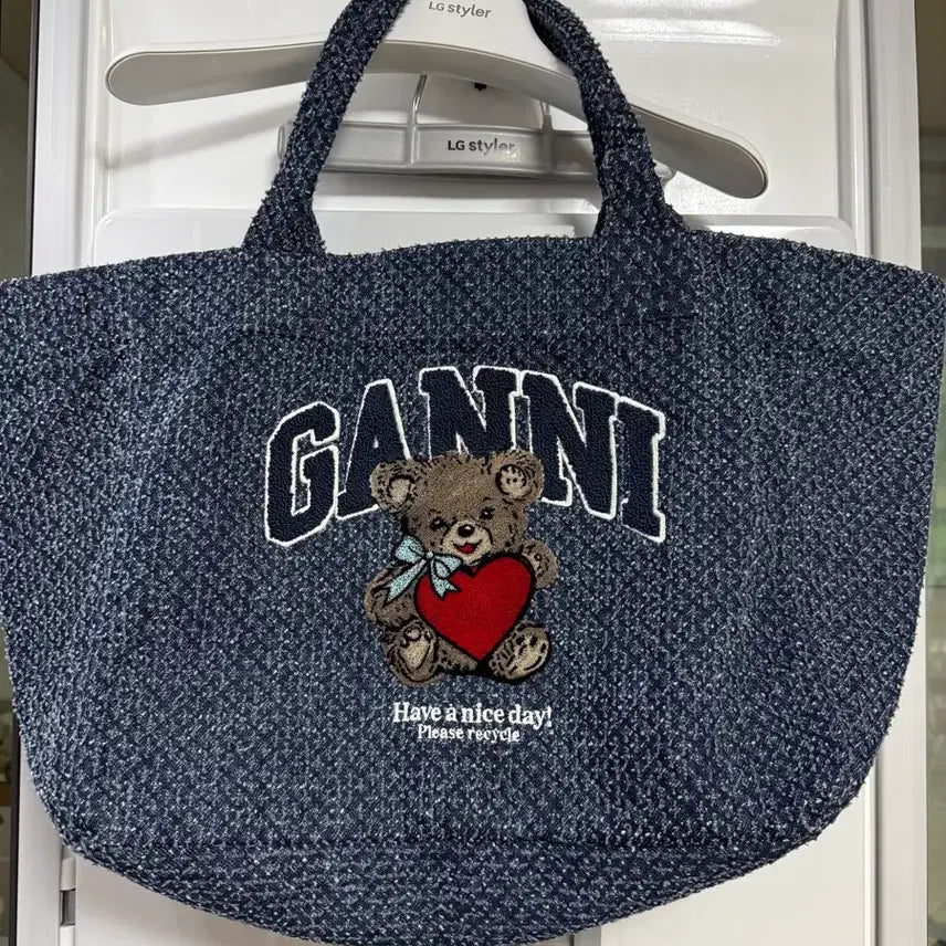 [BUNJANG] GANNI 26SS Denim Shopper Bag / 가니 26ss 쇼퍼백