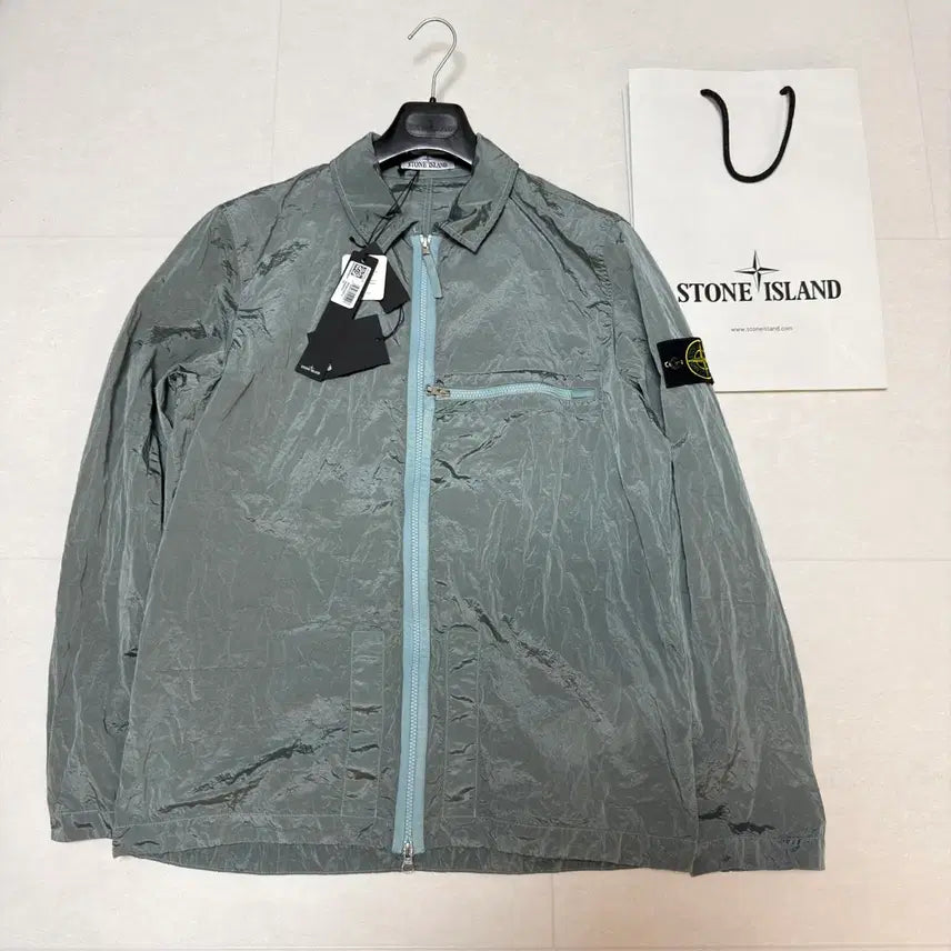 [BUNJANG] Stone Island Nylon Metal ECONYL Overshirt Jacket XL / [새상품, XL] 스톤아일랜드 나일론 메탈 에코닐 오버셔츠 자켓