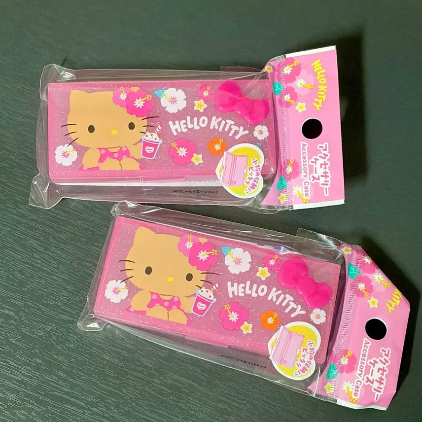 [BUNJANG] Sanrio Hawaiian Series Hello Kitty Accessory Case (Tanning Kitty) / 산리오 하와이안 시리즈 헬로키티 악세서리 케이스 태닝키티 액세서리 케이스