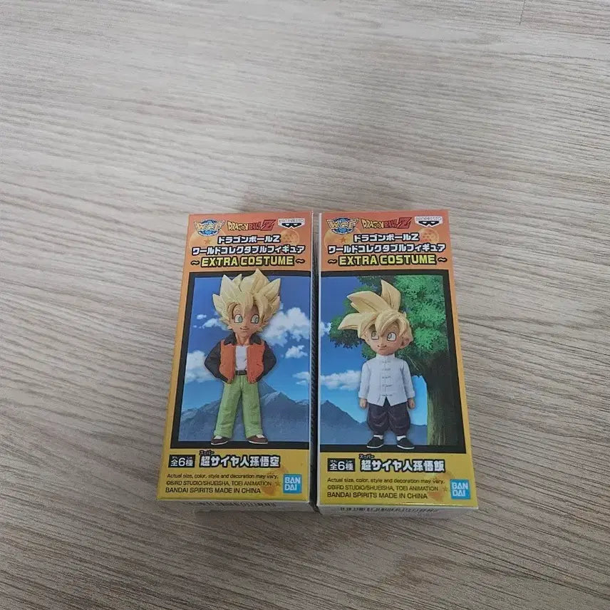 [BUNJANG] Dragon Ball World Collectable Figure Extra Costume Son Goku & Son Gohan Set / 드래곤볼 월콜 2종