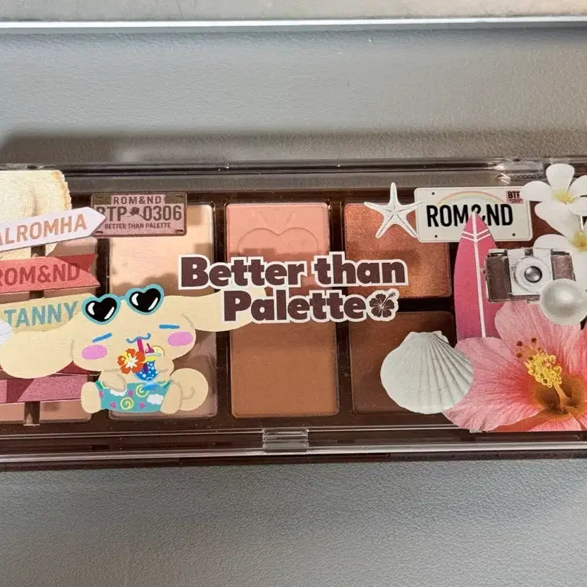 [BUNJANG] Rom&nd X Cinnamoroll Better Than Palette 14 Toast Tanny Garden / 롬앤 태닝 시나모롤 베러 댄 팔레트 14 토스트 태니 가든
