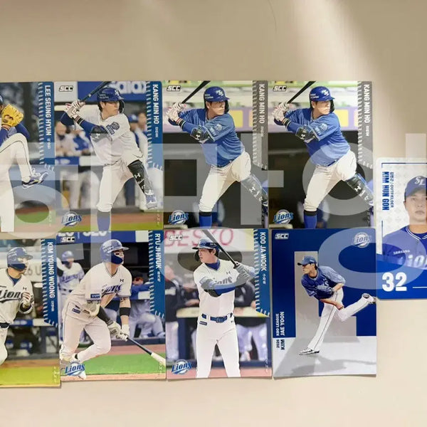[BUNJANG] KBO Samsung Lions Player Card Bundle Set / KBO 삼성 라이온즈 선수 카드 일괄 판매