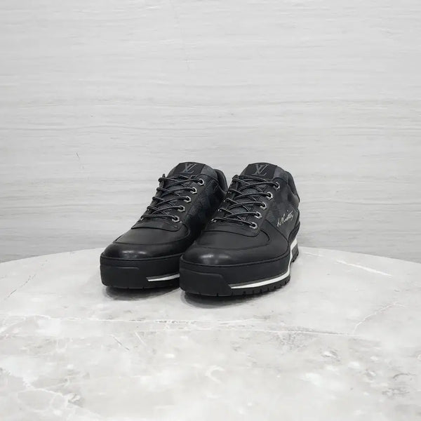 [BUNJANG] Louis Vuitton Damier Graphite Harlem Sneakers / 8.5 / 루이비통 다미에 그라파이트 할렘 스니커즈
